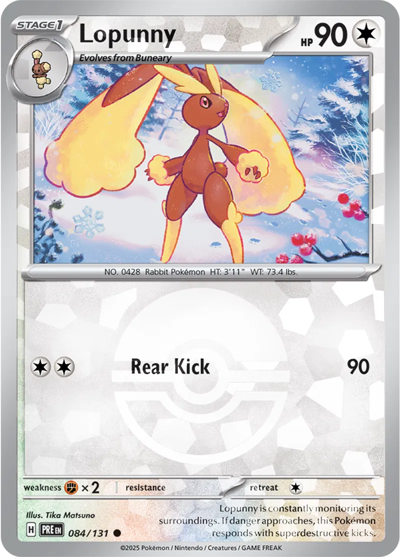 Lopunny Poke ball Holo